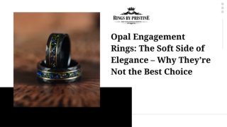 Opal Engagement Rings: The Soft Side of Elegance