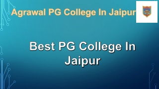 agrawal pg college in jaipur