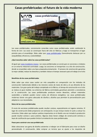 casas prefabricadas