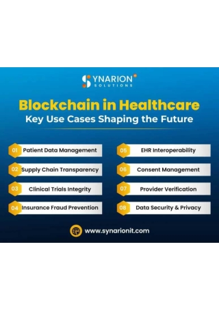 Blockchain in Healthcare Key Use Cases Shaping the Future