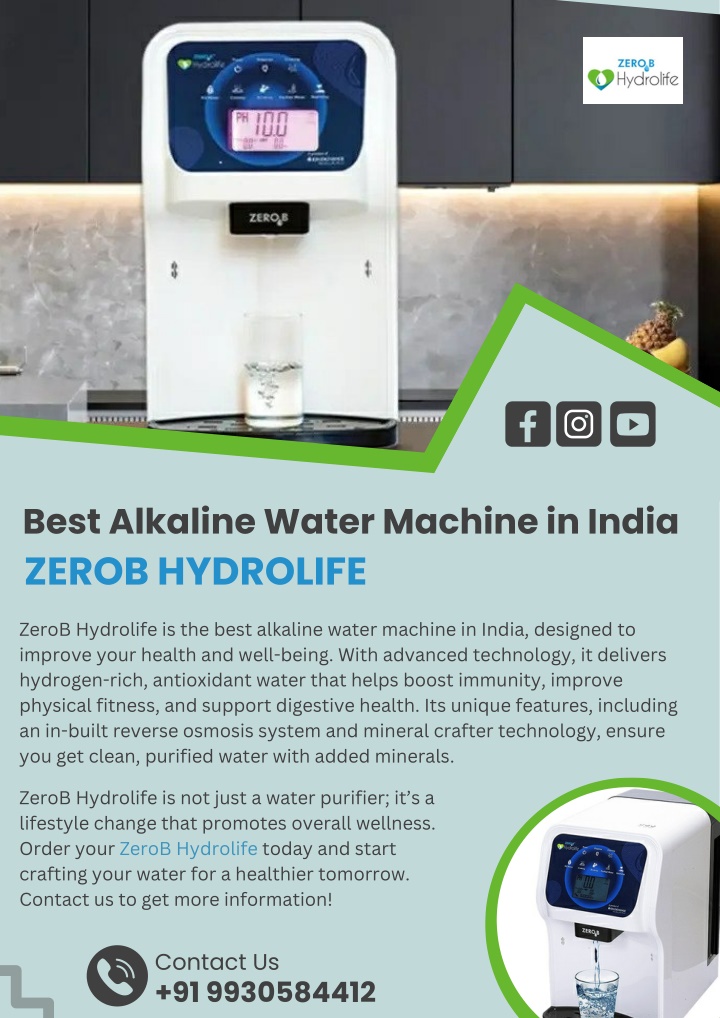 best alkaline water machine in india