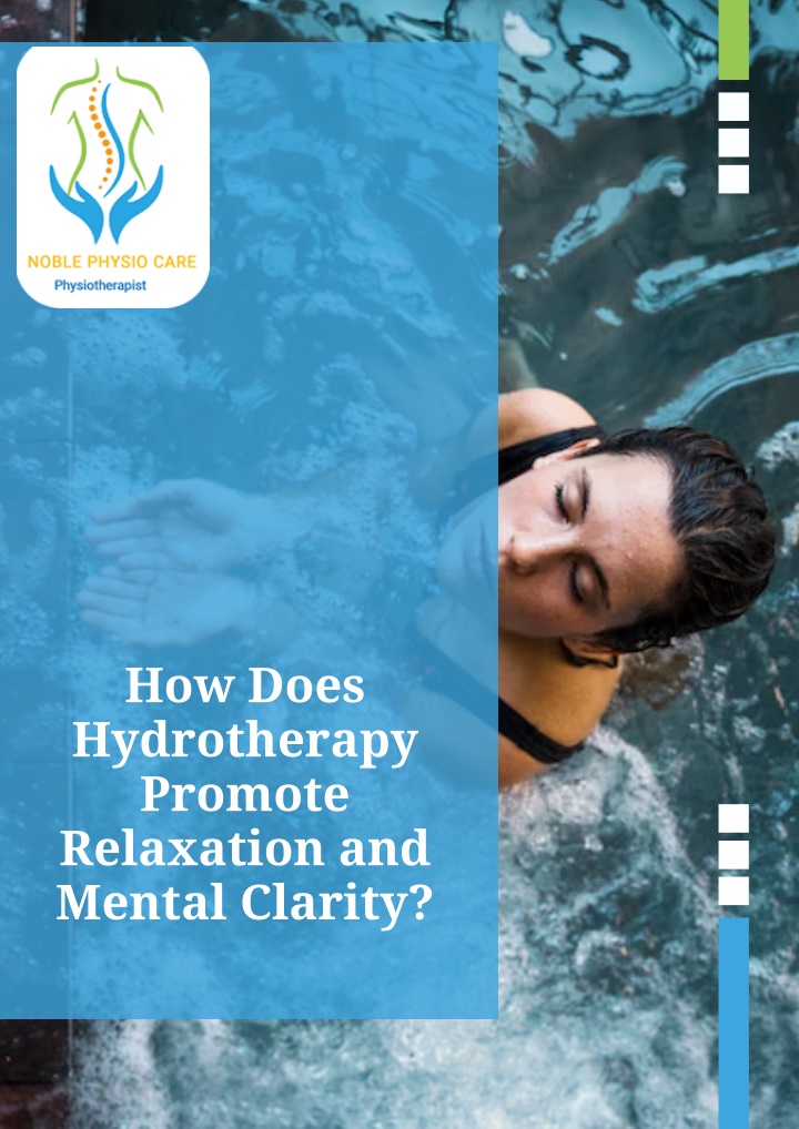 how does hydrotherapy promote relaxation