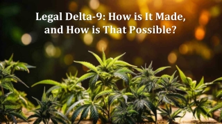 Legal Delta-9: How is It Made, and How is That Possible?