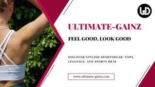 Sportswear and Workout Outfit Set For Women | Ultimate Gainz