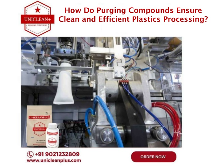 how do purging compounds ensure clean