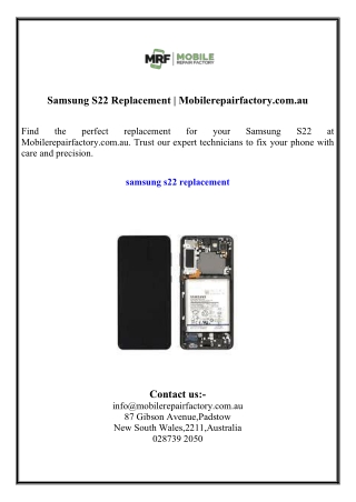 samsung s22 replacement mobilerepairfactory com au