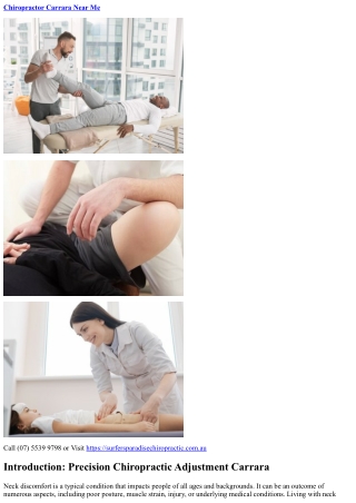 Back Pain Exercise Guidance Carrara (07) 5539 9798