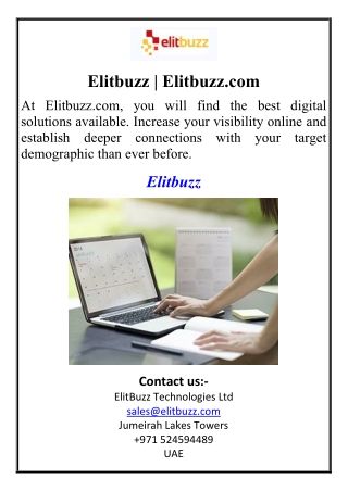 Elitbuzz  Elitbuzz.com
