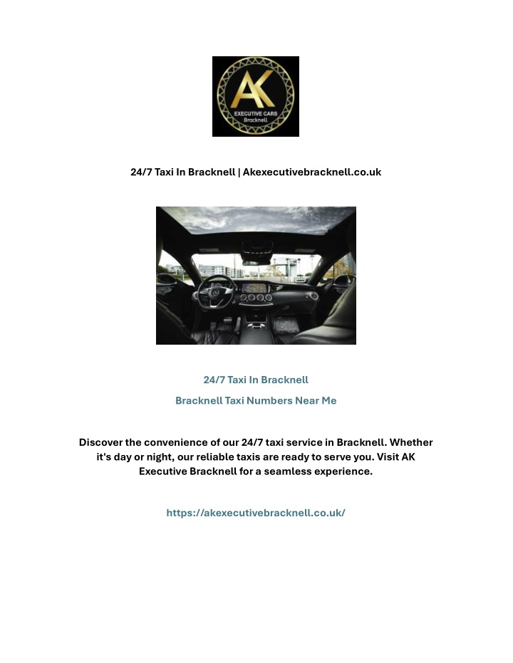 24 7 taxi in bracknell akexecutivebracknell co uk