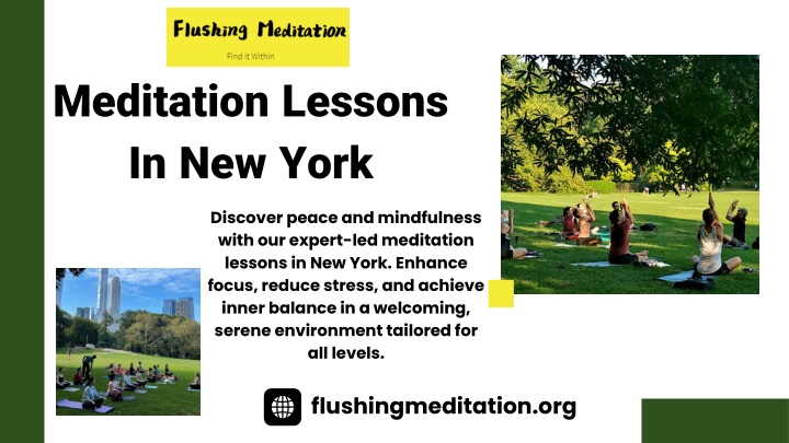 meditation lessons in new york