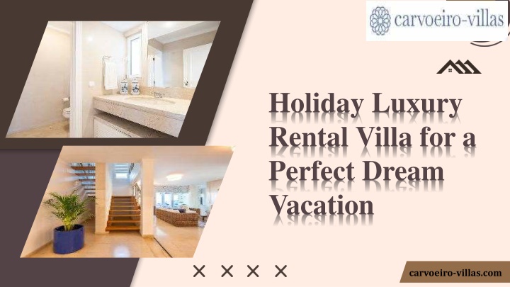 holiday luxury rental villa for a perfect dream