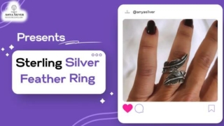 Sterling Silver Feather Ring – A Symbol of Freedom and Style