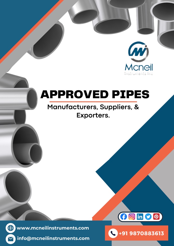 approved pipes manufacturers suppliers exporters