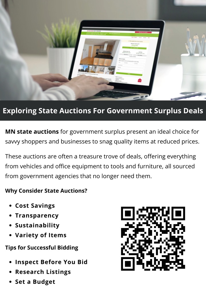 exploring state auctions for government surplus