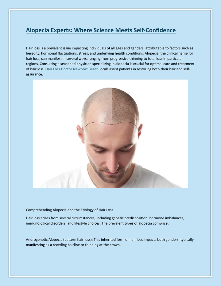 alopecia experts where science meets self