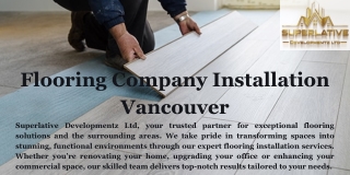 Flooring Company Installation Vancouver