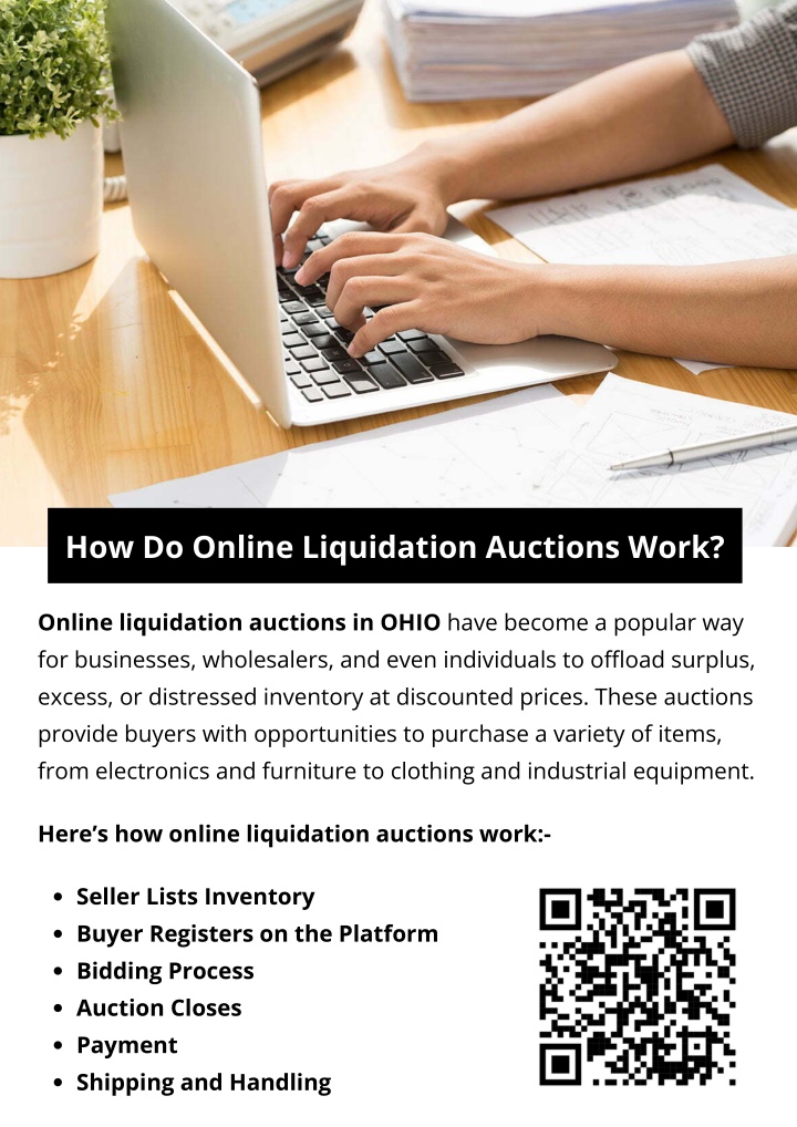 how do online liquidation auctions work