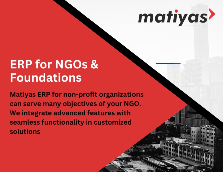 erp for ngos foundations