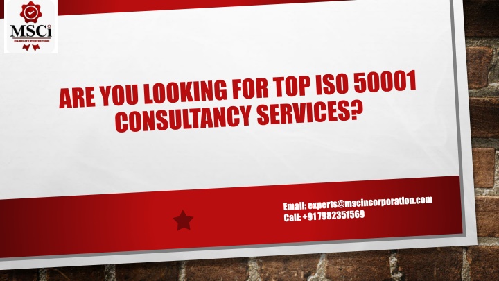 are you looking for top iso 50001 consultancy services