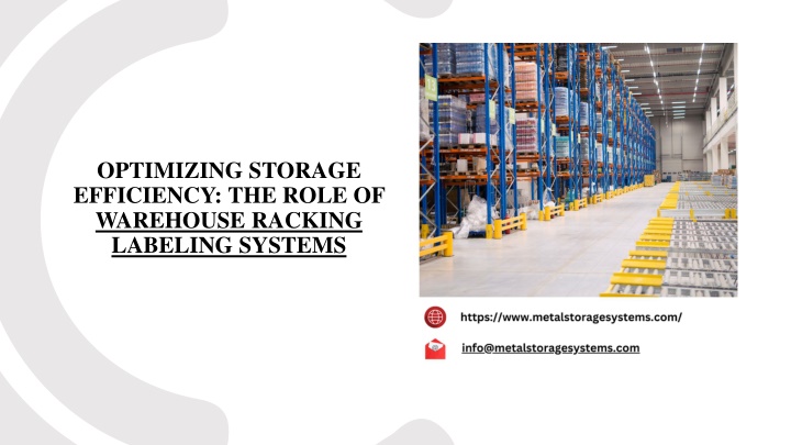 optimizing storage efficiency the role of warehouse racking labeling systems