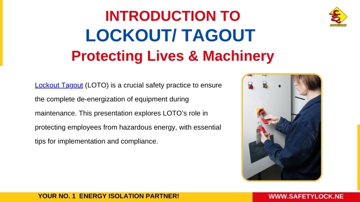 introduction to lockout tagout protecting lives