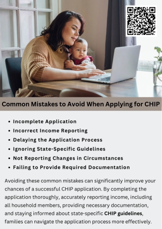 Common Mistakes to Avoid When Applying for CHIP