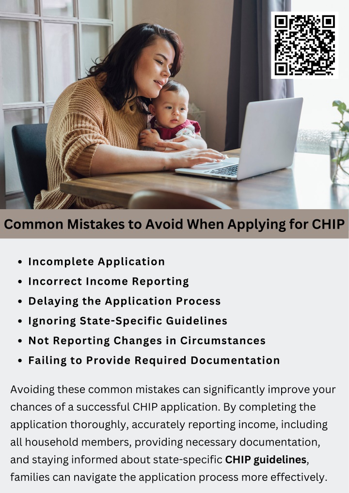 common mistakes to avoid when applying for chip