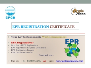 EPR Registration Certificate