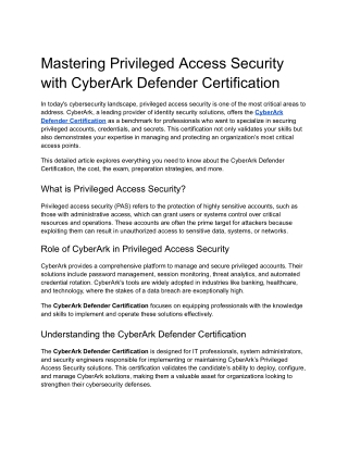 mastering privileged access security with