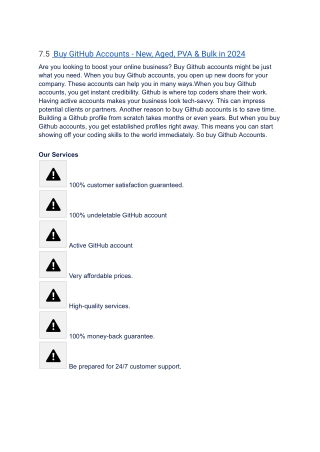 7 5 buy github accounts new aged pva bulk in 2024