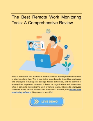the best remote work monitoring tools