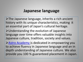 Japanese learning classes in Chennai