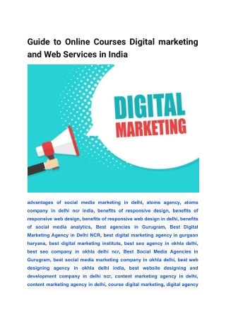 SEO and Digital Marketing Services in Delhi India