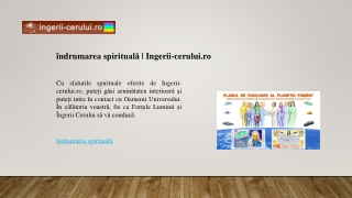 îndrumarea spirituală | Ingerii-cerului.ro