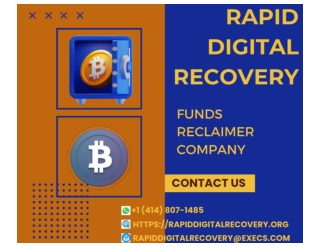 RECOVERING OF LOST BITCOIN: RAPID DIGITAL RECOVERY, STEP BY STEP PROCESS