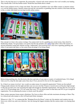 Online Gambling - Facts And Myths