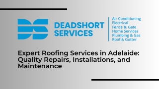 Roofing Services Adelaide