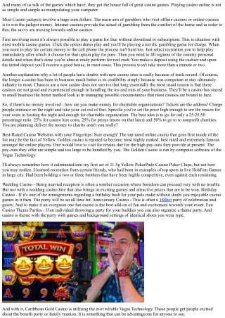 Hard Times Gambling Ideas To Make Money