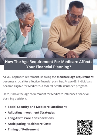 How The Age Requirement For Medicare Affects Your Financial Planning?