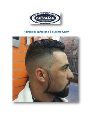 Haircut in Barcelona | oussman.com