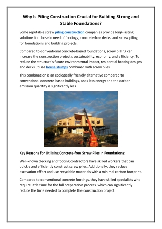 Why Is Piling Construction Crucial for Building Strong and Stable Foundations.docx