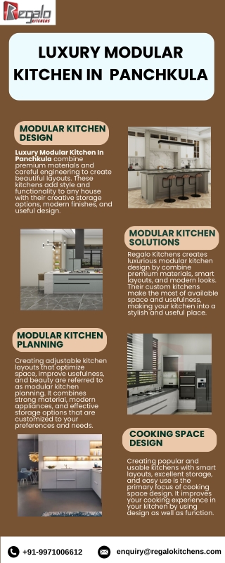 Luxury Modular Kitchen In Panchkula