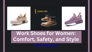 Work Shoes for Women Comfort, Safety, and Style