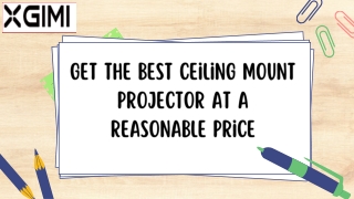 Get The Best Ceiling Mount Projector At A Reasonable Price