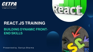 React.js Training Building Dynamic Front-End Skills