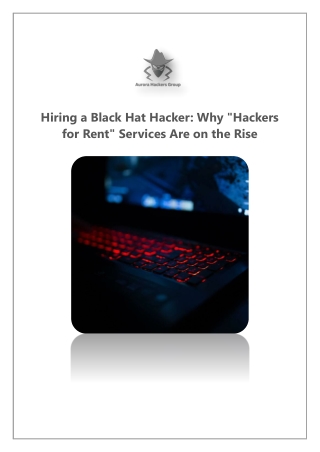 hiring a black hat hacker why hackers for rent