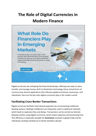 Ibrahim Mardam-Bey Examines the Rise of Digital Currencies in Finance