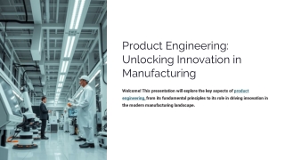 product engineering unlocking innovation