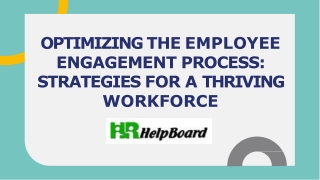 optimizing the employee engagement process
