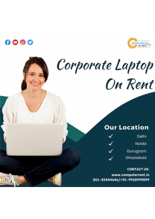 Corporate Laptop for rent in Gurugram! 9910999099